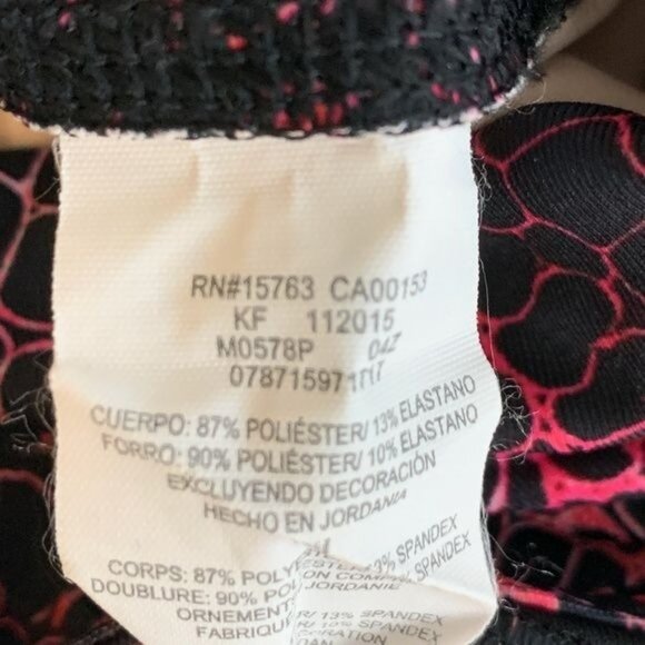 Champion Performance Pink Black PowerFlex Crop Leggings Women’s Small - Picture 4 of 7